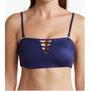 Maaji Jazz Bandeau Reversible Bikini Top Nwot